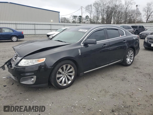 2012 Lincoln MKS with VIN 1LNHL9ER3CG806878, listed as a Copart auction lot 87162644 with 136,878 mi miles and Salvage Title. Bid and sale history available at DreamBid. Image 1.