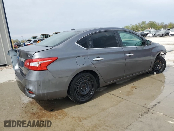 2017 Nissan Sentra SV with VIN 3N1AB7APXHL667940, listed as a Copart auction lot 51680625 with 140,638 mi miles and Salvage Title. Bid and sale history available at DreamBid. Image 4.