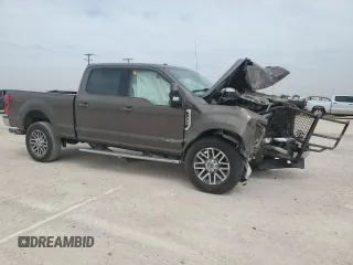 2017 Ford Super Duty F-250 SRW Lariat with VIN 1FT7W2BTXHEC53860, listed as a Copart auction lot 54782825 with 0 mi miles and Salvage Title. Bid and sale history available at carsss.com. Image 4.