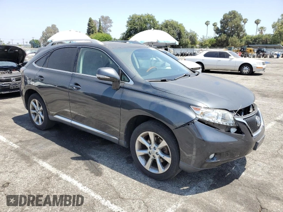 2011 Lexus RX 350 with VIN 2T2ZK1BA0BC043304, listed as a Copart auction lot 61614735 with 77,469 mi miles and Salvage title. Bid and sale history available at DreamBid. Image 4.