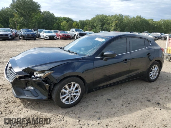 2014 Mazda 3 i Grand Touring with VIN JM1BM1M70E1116441, listed as a Copart auction lot 73777774 with 180,347 mi miles and Salvage Title. Bid and sale history available at DreamBid. Image 1.
