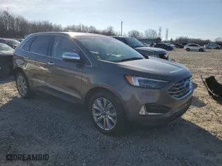 2019 Ford Edge Titanium with VIN 2FMPK3K90KBC37509, listed as a Copart auction lot 45287885 with 82,622 mi miles and Salvage Title. Bid and sale history available at carsss.com. Image 4.