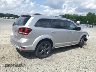 2018 Dodge Journey Crossroad with VIN 3C4PDCGG9JT344518, listed as a Copart auction lot 55796415 with 138,263 mi miles and Salvage title. Bid and sale history available at DreamBid. Image 3.