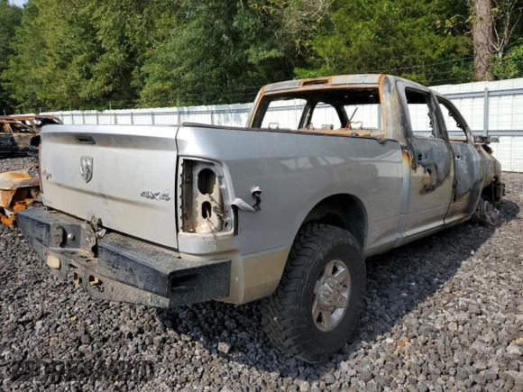 2010 Dodge Ram 2500 SLT with VIN 3D7UT2CL3AG109629, listed as a Copart auction lot 70055674 with 0 mi miles and Non Repairable. Bid and sale history available at carsss.com. Image 3.