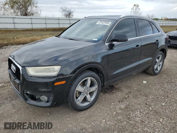 2015 Audi Q3 Premium Plus z VIN WA1BFCFS9FR002457, wystawiony jako Copart lot #87422994 z przebiegiem 135 890 mil mil oraz Szkoda całkowita • Salvage title. Historia ofert i sprzedaży dostępna na DreamBid. Obrazek 1.
