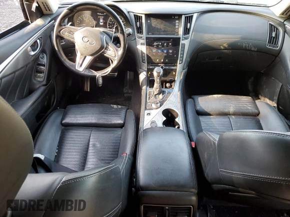 2018 Infiniti Q50 Luxe z VIN JN1EV7AP2JM356815, wystawiony jako Copart lot #51266755 z przebiegiem 70 384 mil mil oraz Szkoda całkowita • Salvage title. Historia ofert i sprzedaży dostępna na DreamBid. Obrazek 8.