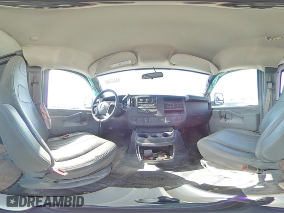 2017 Chevrolet Express Cargo with VIN 1GCWGAFF4H1352771, listed as a Copart auction lot 54472305 with 106,950 mi miles and Salvage title. Bid and sale history available at DreamBid. Image 15.
