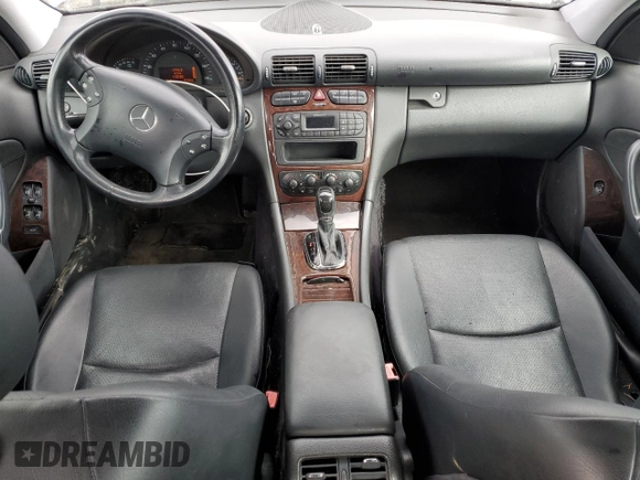 2002 Mercedes-Benz C with VIN WDBRF61J72F268526, listed as a Copart auction lot 51350405 with 113,128 mi miles and Salvage Title. Bid and sale history available at carsss.com. Image 8.