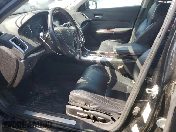 2015 Acura TLX Advance with VIN 19UUB3F70FA006953, listed as a Copart auction lot 65544585 with 92,016 mi miles and Salvage title. Bid and sale history available at DreamBid. Image 7.
