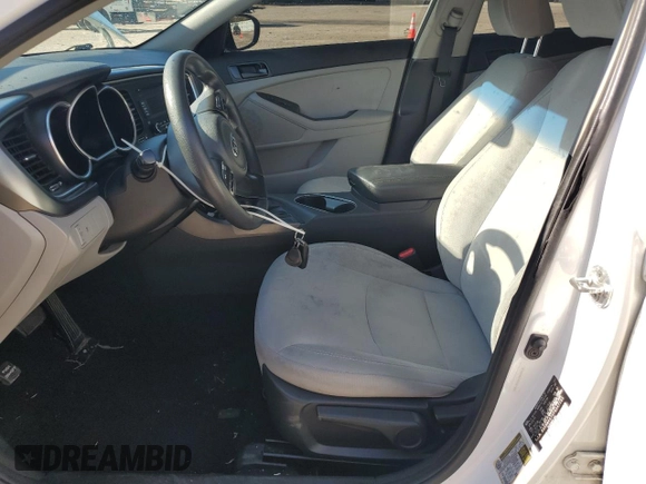 2015 Kia Optima LX with VIN 5XXGM4A7XFG347185, listed as a Copart auction lot 50216465 with 188,409 mi miles and Salvage Title. Bid and sale history available at carsss.com. Image 7.