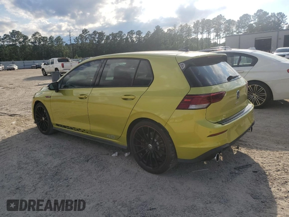2023 Volkswagen Golf GTI 40th Anniversary Edition with VIN WVW9A7CD5PW173516, listed as a Copart auction lot 68307804 with 14,910 mi miles and Salvage Title. Bid and sale history available at carsss.com. Image 2.