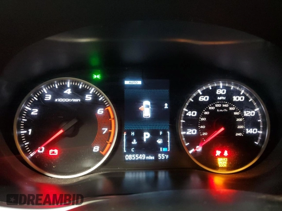2018 Mitsubishi Eclipse Cross ES z VIN JA4AT3AA9JZ050472, wystawiony jako Copart lot #47934205 z przebiegiem 85 549 mil mil oraz Szkoda całkowita • Salvage title. Historia ofert i sprzedaży dostępna na DreamBid. Obrazek 9.