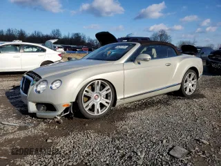 2013 Bentley Continental GT with VIN SCBGT3ZA2DC081822, listed as a Copart auction lot 42245285 with 39,423 mi miles and Salvage Title. Bid and sale history available at DreamBid. Image 1.
