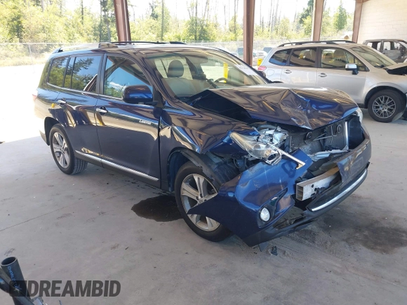 2012 Toyota Highlander Limited with VIN 5TDDK3EH1CS101402, listed as a IAAI auction lot 42714769 with 164,114 mi miles and . Bid and sale history available at DreamBid. Image 1.