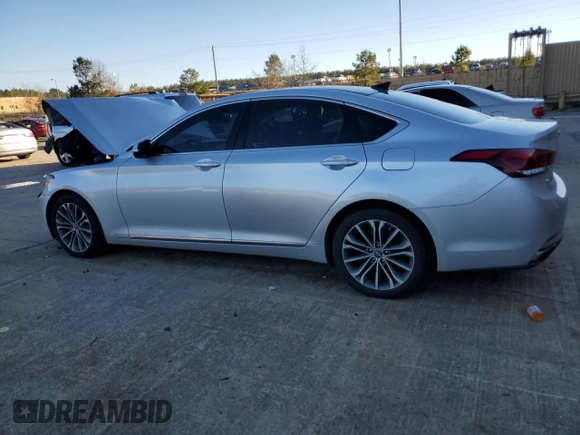 2017 Genesis G80 3.8L z VIN KMHGN4JE5HU199418, wystawiony jako Copart lot #88864925 z przebiegiem 126 904 mil mil oraz Szkoda całkowita • Salvage title. Historia ofert i sprzedaży dostępna na DreamBid. Obrazek 2.