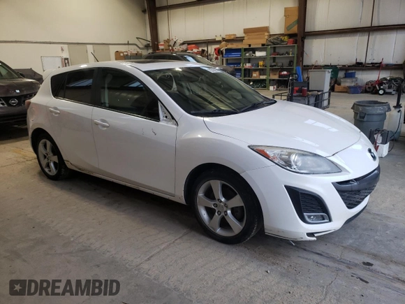 2010 Mazda 3 S Sport with VIN JM1BL1H56A1351402, listed as a Copart auction lot 46910135 with 207,441 mi miles and Salvage title. Bid and sale history available at DreamBid. Image 4.