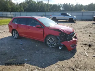 2015 Volkswagen Golf SportWagen TDI SEL with VIN 3VWCA7AU1FM509070, listed as a Copart auction lot 72637134 with 158,691 mi miles and Salvage Title. Bid and sale history available at carsss.com. Image 4.