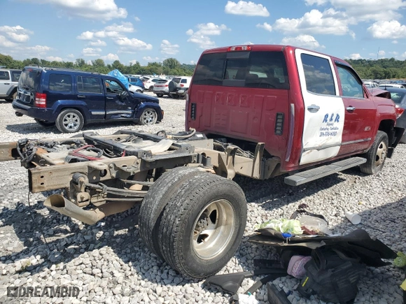 2018 Chevrolet Silverado 3500HD High Country with VIN 1GC4K1EY3JF233580, listed as a Copart auction lot 69931894 with 0 mi miles and Salvage Title. Bid and sale history available at carsss.com. Image 3.