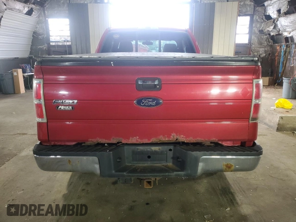 2009 Ford F-150 XL with VIN 1FTPX14V59FA49291, listed as a Copart auction lot 63083155 with 206,826 mi miles and Salvage title. Bid and sale history available at DreamBid. Image 6.
