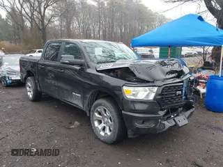 2024 Ram 1500 Big Horn with VIN 1C6RRFFG2RN129322, listed as a IAAI auction lot 41928116 with 13,303 mi miles and . Bid and sale history available at DreamBid. Image 1.