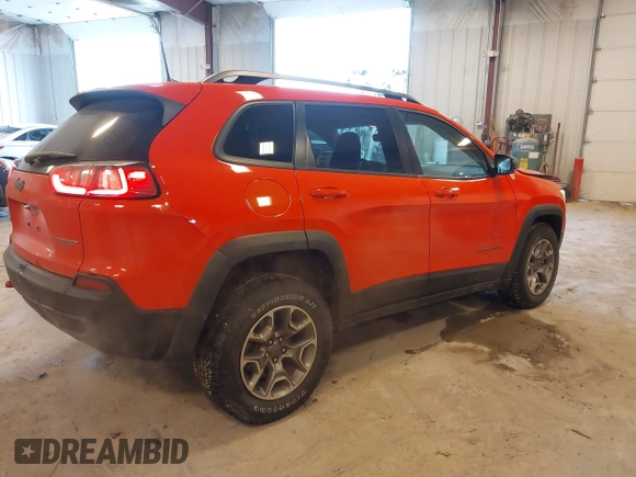 2021 Jeep Cherokee Trailhawk с VIN 1C4PJMBX2MD236855, выставлен на аукционе IAAI как лот 41254855 с пробегом 18 452 миль миль и . История ставок и продаж доступна на DreamBid. Изображение 4.