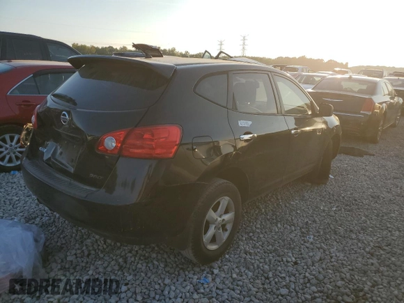 2010 Nissan Rogue S with VIN JN8AS5MT9AW501794, listed as a Copart auction lot 77460234 with 198,822 mi miles and Salvage Title. Bid and sale history available at DreamBid. Image 3.