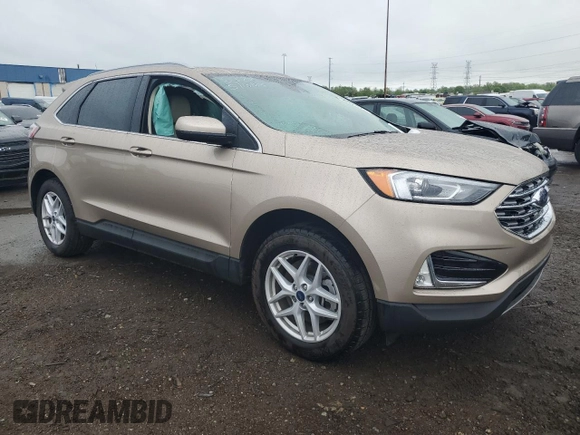 2021 Ford Edge SEL z VIN 2FMPK4J96MBA36322, wystawiony jako Copart lot #56851975 z przebiegiem 10 073 mil mil oraz Czysty tytuł • Clean title. Historia ofert i sprzedaży dostępna na DreamBid. Obrazek 4.