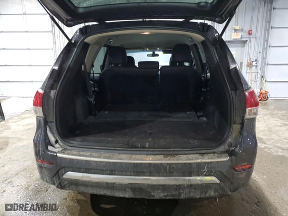 2014 Nissan Pathfinder SV with VIN 5N1AR2MM6EC706698, listed as a Copart auction lot 45537625 with 175,524 mi miles and Salvage Title. Bid and sale history available at carsss.com. Image 6.