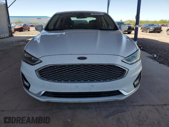 2020 Ford Fusion Titanium with VIN 3FA6P0D94LR191852, listed as a Copart auction lot 56948825 with 116,138 mi miles and Salvage title. Bid and sale history available at DreamBid. Image 5.