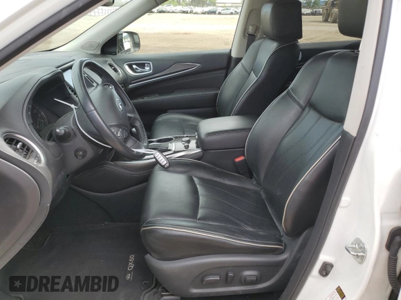 2017 Infiniti QX60 with VIN 5N1DL0MM3HC544214, listed as a Copart auction lot 53092225 with 46,800 mi miles and Salvage Title. Bid and sale history available at DreamBid. Image 7.