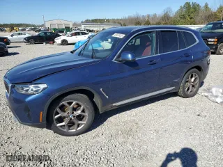 2022 BMW X3 sDrive30i with VIN 5UX43DP09N9M38426, listed as a Copart auction lot 46523435 with 45,306 mi miles and Salvage Title. Bid and sale history available at carsss.com. Image 1.