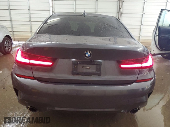 2019 BMW 3 Series 330i xDrive with VIN WBA5R7C57KAJ86027, listed as a Copart auction lot 61203435 with 41,486 mi miles and Salvage title. Bid and sale history available at DreamBid. Image 6.