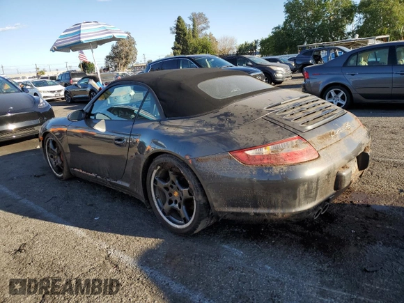 2007 Porsche 911 Carrera S with VIN WP0CB29917S776849, listed as a Copart auction lot 51169625 with 27,283 mi miles and Salvage Title. Bid and sale history available at DreamBid. Image 2.