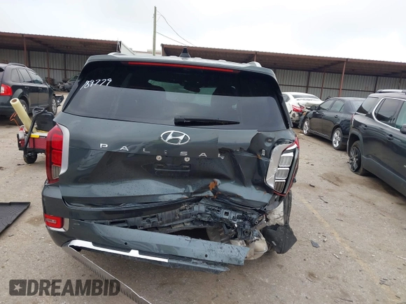 2022 Hyundai Palisade Calligraphy z VIN KM8R74HE1NU401191, wystawiony jako IAAI lot #41914554 z przebiegiem 64 205 mil mil oraz . Historia ofert i sprzedaży dostępna na DreamBid. Obrazek 17.