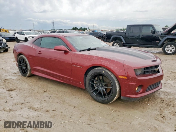 2010 Chevrolet Camaro 2SS with VIN 2G1FT1EW5A9125919, listed as a Copart auction lot 58845965 with 94,446 mi miles and Salvage title. Bid and sale history available at DreamBid. Image 4.