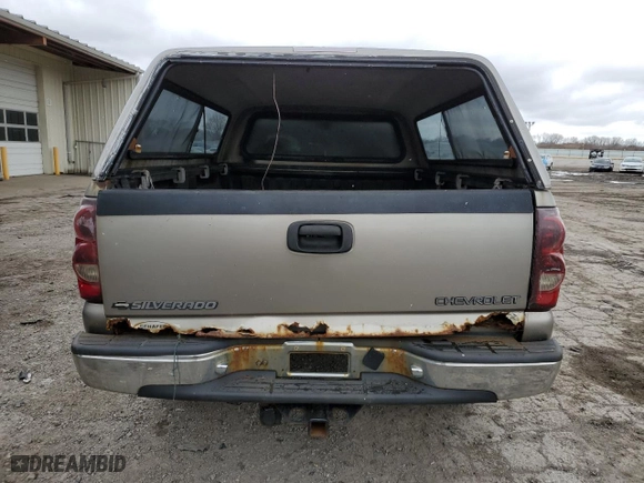 2003 Chevrolet Silverado 1500 LS with VIN 1GCEK19T13E197433, listed as a Copart auction lot 51218665 with 153,797 mi miles and Salvage Title. Bid and sale history available at carsss.com. Image 6.