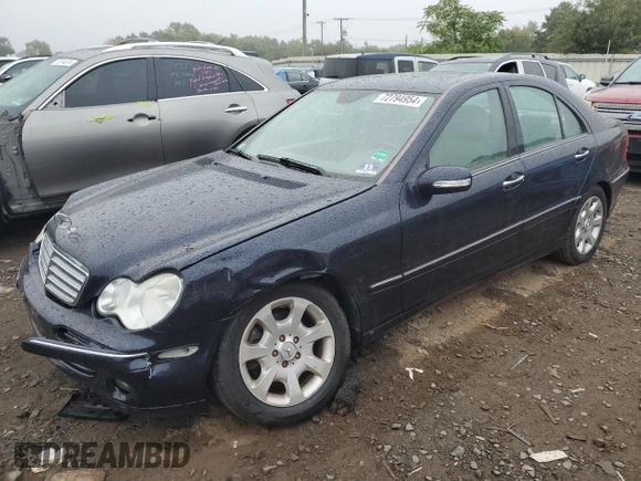 2006 Mercedes-Benz C 280 Luxury with VIN WDBRF92H06F771060, listed as a Copart auction lot 81556694 with 90,410 mi miles and Salvage Title. Bid and sale history available at DreamBid. Image 1.