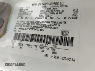 2019 Ford Transit Connect XLT with VIN NM0LS7F22K1407496, listed as a IAAI auction lot 42512969 with 131,919 mi miles and . Bid and sale history available at DreamBid. Image 9.