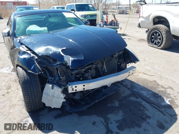2005 Nissan 350Z Touring with VIN JN1AZ34E25M650632, listed as a IAAI auction lot 41645033 with Not Provided miles. Bid and sale history available at carsss.com. Image 6.