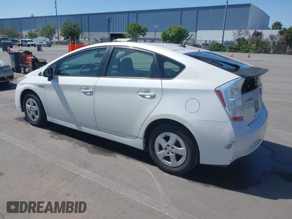 2010 Toyota Prius II with VIN JTDKN3DU4A1228278, listed as a IAAI auction lot 42147858 with 125,797 mi miles. Bid and sale history available at carsss.com. Image 3.