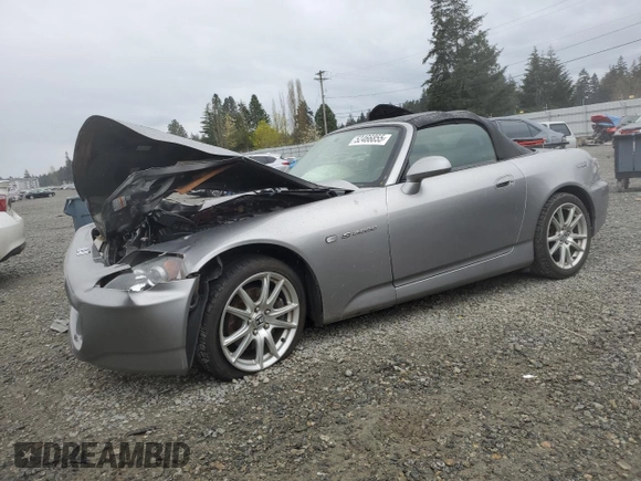 2005 Honda S2000 z VIN JHMAP21415S003979, wystawiony jako Copart lot #52466855 z przebiegiem 69 358 mil mil oraz Szkoda całkowita • Salvage title. Historia ofert i sprzedaży dostępna na DreamBid. Obrazek 1.