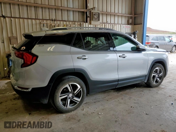 2020 GMC Terrain SLT z VIN 3GKALPEV8LL143945, wystawiony jako Copart lot #63500555 z przebiegiem 121 890 mil mil oraz Szkoda całkowita • Salvage title. Historia ofert i sprzedaży dostępna na DreamBid. Obrazek 3.