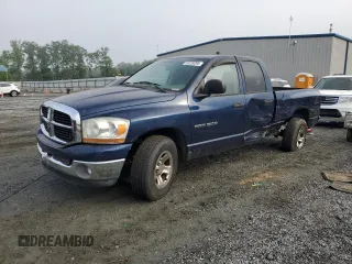 2006 Dodge 1500 SLT z VIN 1D7HA18N56S581598, wystawiony jako Copart lot #53230395 z przebiegiem 206 486 mil mil oraz Szkoda całkowita • Salvage title. Historia ofert i sprzedaży dostępna na DreamBid. Obrazek 1.