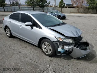2015 Honda Civic Sedan LX with VIN 2HGFB2F51FH544547, listed as a Copart auction lot 43804025 with 152,928 mi miles and Salvage Title. Bid and sale history available at carsss.com. Image 4.
