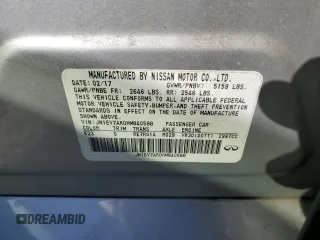 2017 Infiniti Q50 3.0t Premium with VIN JN1EV7AR0HM840588, listed as a Copart auction lot 76129124 with 107,886 mi miles and Salvage Title. Bid and sale history available at carsss.com. Image 12.