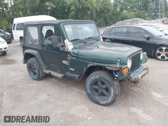 1999 Jeep Wrangler SE z VIN 1J4FY29P7XP479351, wystawiony jako IAAI lot #42797020 z przebiegiem 171 598 mil mil oraz . Historia ofert i sprzedaży dostępna na DreamBid. Obrazek 1.