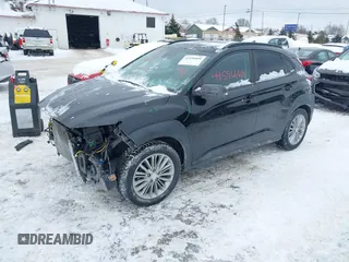 2020 Hyundai Kona SEL Plus with VIN KM8K62AA7LU498541, listed as a IAAI auction lot 41596668 with 54,603 mi miles. Bid and sale history available at carsss.com. Image 2.