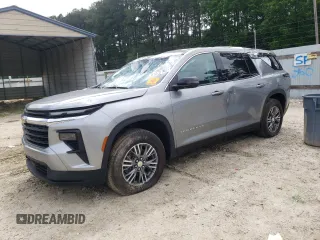2024 Chevrolet Traverse FWD LS с VIN 1GNEREKS8RJ180558, выставлен на аукционе Copart как лот 61376105 с пробегом 5 594 миль миль и Списание • Salvage title. История ставок и продаж доступна на DreamBid. Изображение 1.