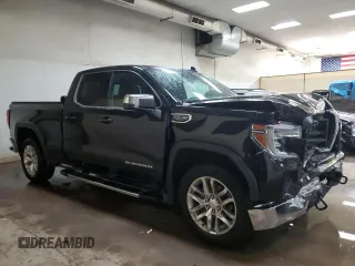 2022 GMC Sierra 1500 Limited SLE with VIN 1GTR9BED2NZ105999, listed as a Copart auction lot 45668574 with 46,841 mi miles and Salvage Title. Bid and sale history available at carsss.com. Image 4.