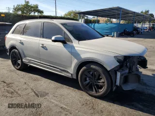 2021 Audi Q7 Premium with VIN WA1AXAF74MD015328, listed as a Copart auction lot 75545144 with 65,854 mi miles and Salvage title. Bid and sale history available at DreamBid. Image 4.